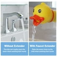 thumbnail image 3 of cartoon Bath Spout Cover,Whale Bathtub Faucet Baby Shower Protection Cover for Kid Toddler Bath Safetyyellow, 3 of 5