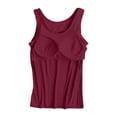 thumbnail image 5 of Yungyresw Workout Tops for Women Built in Bra Sleeveless Athletic Racerback Lightweight Summer Dry fit Tank Tops, 5 of 6