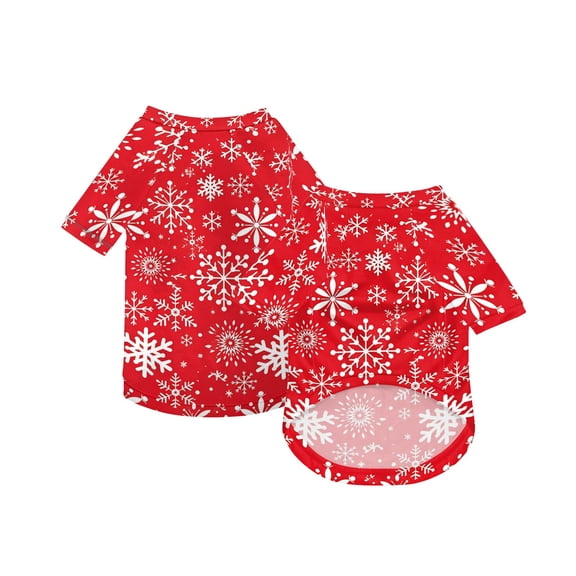 Christmas Dog Pajamas Xmas Pet Pjs with Snowman Elk Patterns Christmas Dog Onesie Jumpsuits Jammies Clothes Stretchy Shirts Comfy Outfit Costume Apparel for Small Medium Large Dogs
