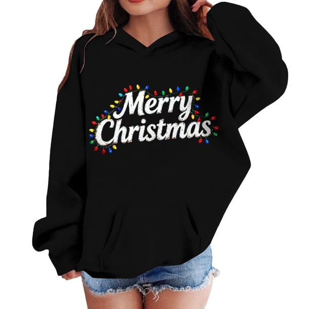 Sudadera con capucha para niñas y niños, sudadera de manga larga con cuello redondo y estampado de moda, jersey con bolsillo, sudadera de poliéster para niñas
