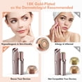 thumbnail image 5 of Cabezales de repuesto para depilación impecable, cuchillas de repuesto Gen 2 para depilación facial con toque final para mujeres, cabezal de afeitar sin dolor para cara con bolsa de franela Gurelax, 5 of 5
