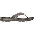 thumbnail image 3 of Skechers Men's Relaxed Fit Supreme Bosnia Sandal, Chocolate, 10 XW US, 3 of 7
