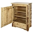 thumbnail image 4 of Glacier Country Collection Accent Cabinet w/ Laser Engraved Pine Design, Left Hinged, 4 of 6