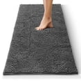 thumbnail image 2 of Nestl Bathroom Rugs, Machine Washable Bath Mats For bathroom Floor Rugs, Nonslip Backing Rubber Bath Rug, Gray, 2 of 6
