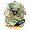 thumbnail image 2 of United States Air Force 3D Wings Logo Stripe Digital Camo Adjustable Hat, 2 of 4