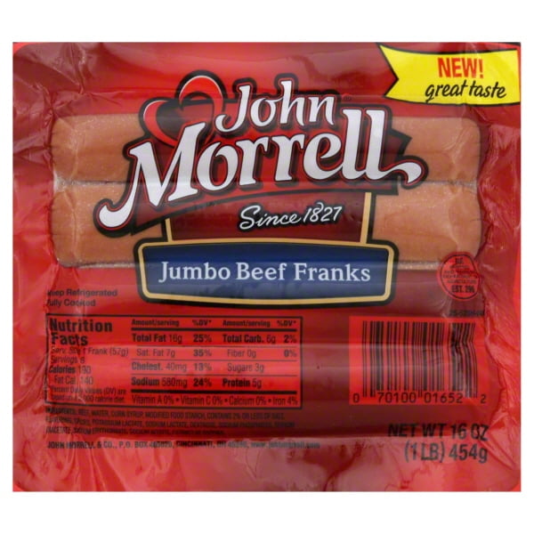 John Morrell John Morrell Franks 16 Oz Walmart Com Walmart Com