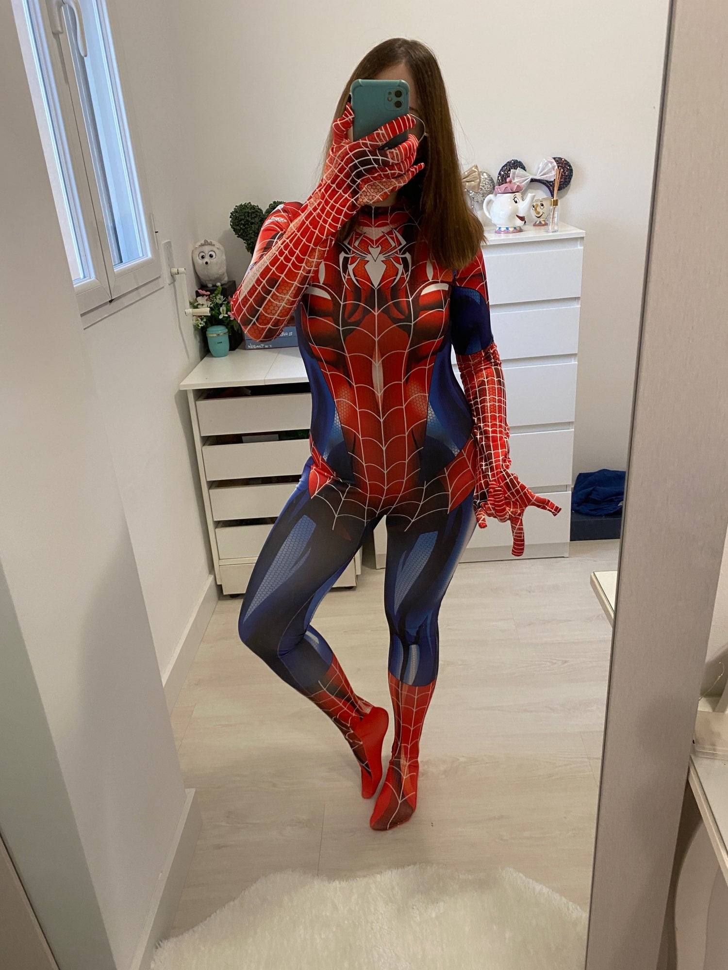 Disfraz de Spiderman para mujer traje Zentai Sexy de licra traje Zentai de superheroe Mono de fiesta de Carnaval de Halloween Fivean unisex Walmart en linea