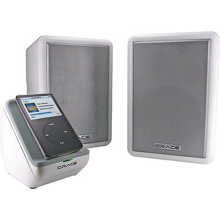 Grace Digital Schooner Wireless Weatherproof Speakers For iPod