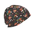 thumbnail image 3 of Xecao Mushroom Snail Print Knit Hat,Winter Beanie for Men Women, Beanie Soft Warm Ski Stocking Cuffed Cap, 3 of 7