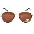 thumbnail image 2 of OWL Polarized Aviator Sunglasses Gold Metal Frame for Men and Women, 2 of 5