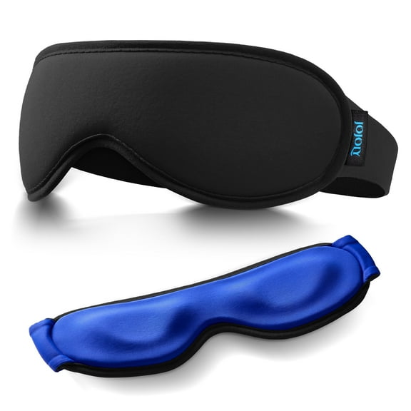 FACEMOON Contoured Reusable Gel Eye Mask Snug Fit Cold Compress for Puffiness Dark Circles Sinus Eye Strain Fits All Head Sizes