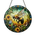 thumbnail image 4 of Bee Wildflowers Glass Suncatcher, Honey Bee Suncatcher Gift for Garden Lovers, Home Decor Gift for Mom, Mother's Day or Teacher Bee Gift 4314784078 9890, 4 of 4