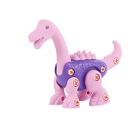 

Take Apart Dinosaur Toys Splicing Dinosaur DIY Construction Set with Electric Drill and Screwdriver Tools (F)