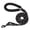 black, variant on Reflective Heavy Duty Dog Leash Double Handle Padded Grip Strong Dog Walking Traction Rope Safety Lead