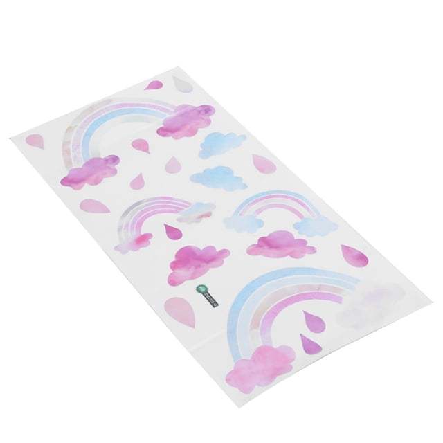 Pegatina de Pared, Calcomanía de Pared, Patrón de Nubes Autoadhesivas Seguras para el Espacio para Niños para el comedor