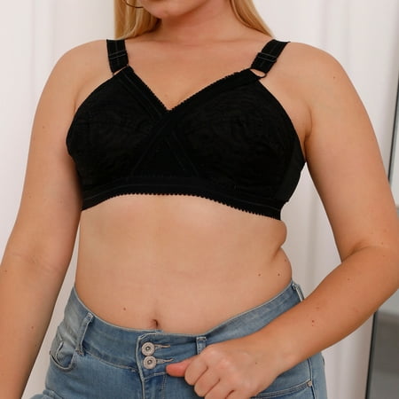 

TTSQY Ladies Women Plus-Size Without Underwire Lace Underwear Bra