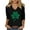 Black, variant on Plus Size St Patricks Day Shirts for Women V-Neck 2025 Casual 3/4 Sleeve Irish Shamrock GraphicT shirt Green Saint Patty's Tunic Tops 4X 5X Valentine's Day