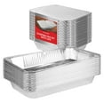 thumbnail image 2 of 28-Piece Disposable Aluminum Chafing Dish Buffet Set With Lighter – Full Size 2qt 2 of 5