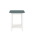 thumbnail image 4 of Furniture of America Deldrin Wood 1-Shelf Side Table in Blue, 4 of 5