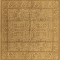 thumbnail image 1 of Ahgly Company Indoor Square Oriental Brown Industrial Area Rugs, 7' Square, 1 of 4
