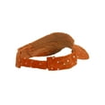 thumbnail image 4 of Glitter Sequin Visor - Orange, 4 of 4