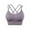 Purple, variant on Womens Bras Woman Bras With String Quick Dry Shockproof Running Fitness Large Size Underwear Wireless Bra Pink S