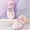 Pink, variant on FSYBOA Girl Dance Shoes, Yoga Non Slip Soft Sole Elastic Straps Children's Ballet Shoes Pink Size 8(Toddler)