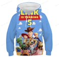 thumbnail image 1 of Lindo Disney Toy Story 4 oso de fresa 3d dibujos animados dibujos animados impresos niños sudadera con capucha niños y niñas Hoodie140 zhangmengya CONDUJO, 1 of 2