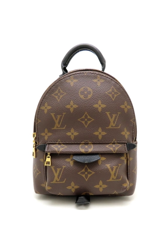 Pre-Owned LOUIS VUITTON Monogram Palm Springs Mini M41562 Backpack, Brown, Women's, 353112