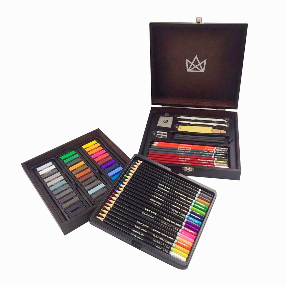 KINGART™ Gallery Series Pastel, Sketch & Draw Collection, Set of 74