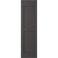 thumbnail image 6 of Ekena Millwork 18"W x 38"H Americraft Two Equal Raised Panel Exterior Real Wood Shutters (Per Pair), Shadow Mountain, 6 of 10