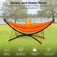 thumbnail image 4 of Hamac Portable pour Extérieur/jardin avec Support à Pliage Rapide, Pare-Soleil Ajustable et Sac de Rangement, Chaise Hamac pour Adulte/enfant, Hamac Robuste Adapté au Camping, 4 of 6