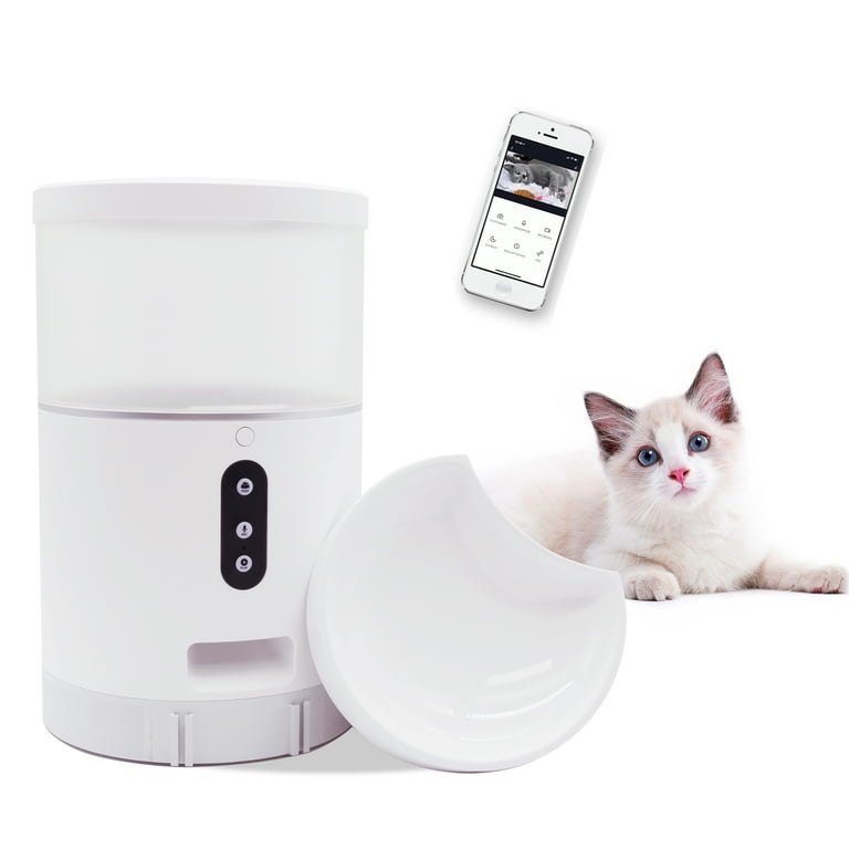 Video/WiFi Pet Feeder with Large Capacity, Can Be Fed Regularly