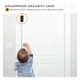 thumbnail image 5 of HardwareXsupply Heavy-Duty Privacy Door Latch Reinforcement Lock, Aluminum, 1000 lbs Force, 5 of 16