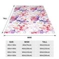 thumbnail image 3 of Pofeuu Lilies Flowers Print Ultra-Soft Micro Fleece Blanket,for Bed Or Sofa,All Season Throw Blankets Flannel Blanket-60"x50", 3 of 7