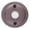 Flat Black, variant on Emtek 2412FB 2-5/8" Diameter Round Style Bronze Lighted Doorbell Rosette From The Lost Wax