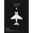 thumbnail image 2 of Rogan, Mark 12x14 White Modern Wood Framed Museum Art Print Titled - BP BAE HarrierGR5 Black, 2 of 4