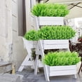 thumbnail image 7 of 12 Bundles Artificial Ferns for Outdoors Boston Fern Large Greenery UV Resistant Shrubs for Garden Front Porch Window Box Indoor Outside Decoration, 7 of 7