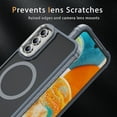 thumbnail image 6 of TECH CIRCLE for Galaxy A54 Case with Magnetic Lens Stand,Compatible with MagSafe,Slim Anti-Scratch Scratch-Resistant Shockproof Protective Magnetic Back Phone Case for Galaxy A54 6.4" 2023,Gray, 6 of 8