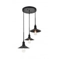 thumbnail image 1 of Living District LD4033D20BK Etude 3 Light Black Ceiling Pendant, 1 of 4