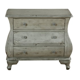 Acme Furniture Vanas Bombay Silver Chest With Three Drawers