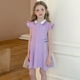 thumbnail image 4 of Tiijoy Girls School Uniform Polo Dress Sleeveless Mesh Casual Dress for Kids, Sizes 3-4, 4 of 8