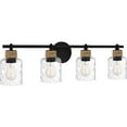 thumbnail image 2 of Baltic 4-Light Matte Black Vanity Light|Black, 2 of 5