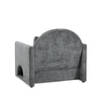 thumbnail image 4 of Accent Chairs Modern Style Chenille Oversized Armchair Accent Chair Single Sofa Lounge Chair for Living Room, Bedroom,Comfortable Chairs, 4 of 5
