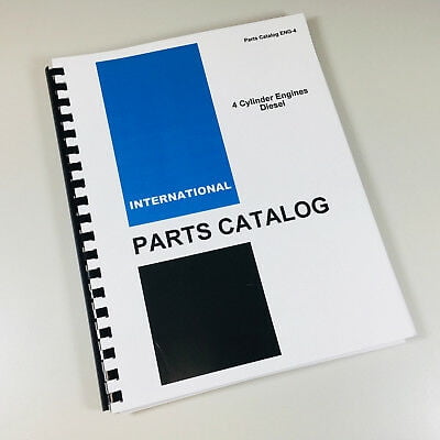 International 100 Series-E Loader D-239 Dt-239 Diesel Engine Parts Catalog
