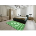 thumbnail image 4 of Ahgly Company Indoor Rectangle Patterned Jade Green Area Rugs, 4' x 6', 4 of 6