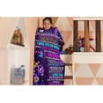 thumbnail image 2 of MMYGU Personalized Granddaughter Blanket from Grandma Grandpa Custom Girl Name Super Soft Flannel Throws Blankets Birthday Gift Butterfly Decor for Sofa Bed 40x50in, 2 of 9