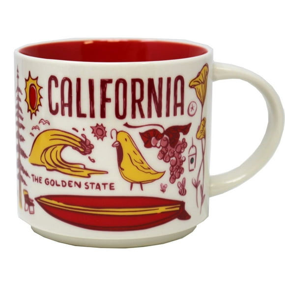 Starbucks Been There Series California Ceramic Mug, 14 Oz