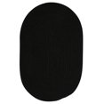 thumbnail image 1 of Colonial Mills Rug WL05R048X048 Bristol - Black 4 ft. round Braided Rug, 1 of 2