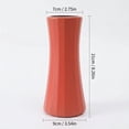 thumbnail image 2 of Vase Decor Modern Vase Dark Green Plastic Vase Decorative Vase Modern Living Room Decor Table DecorforLiving Room Home Decorations Emerald Green Single Vase, 2 of 5